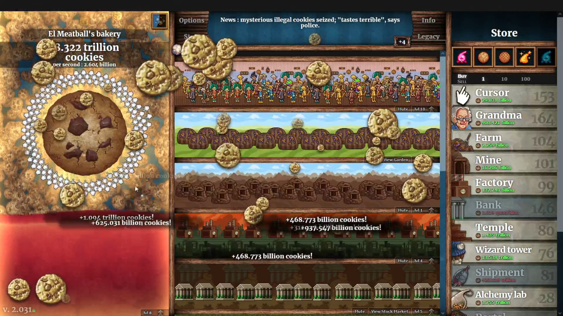 Скриншот из игры Cookie Clicker - 10