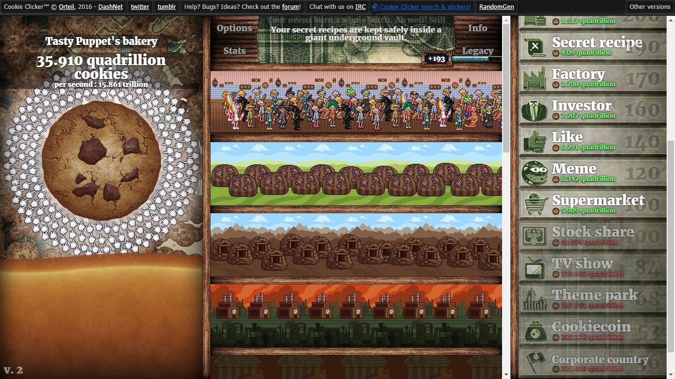 Скриншот из игры Cookie Clicker - 17