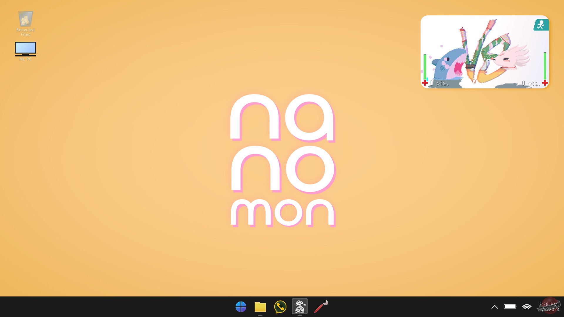 Скриншот из игры Nanomon Virtual Pet - 3