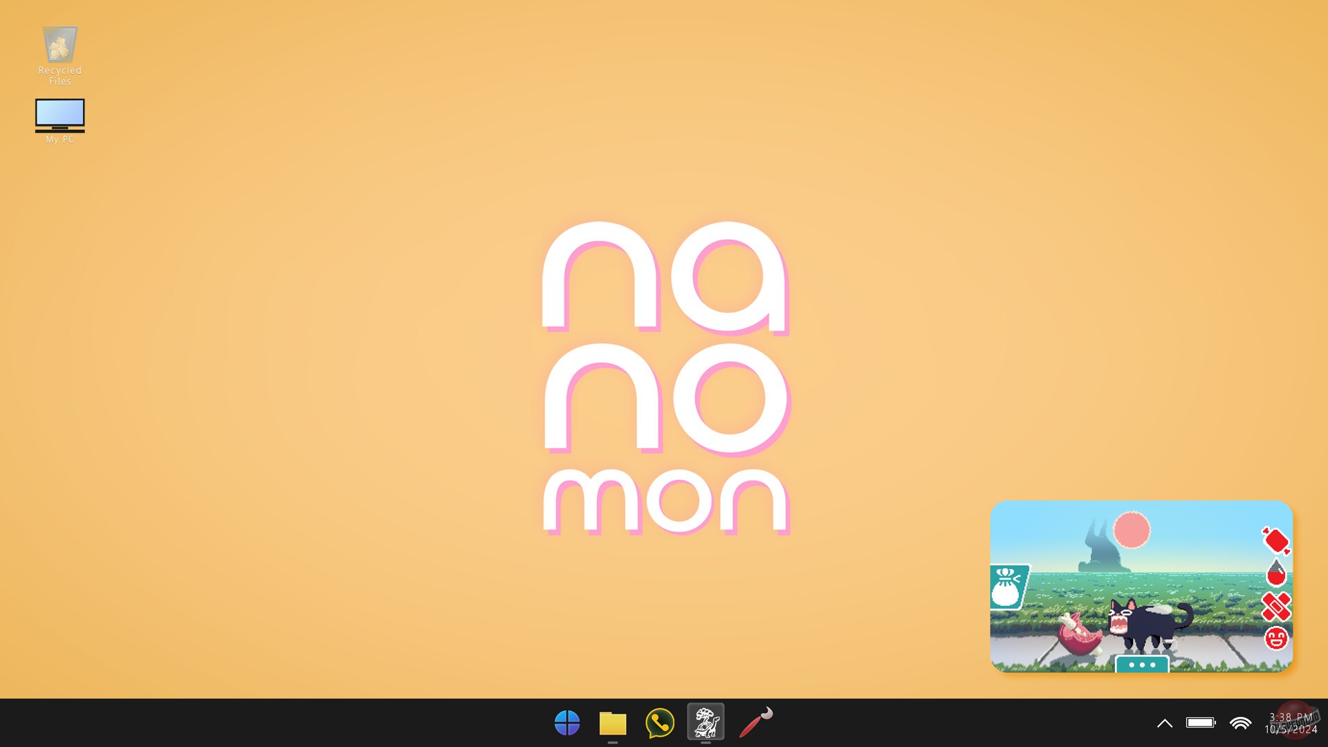 Скриншот из игры Nanomon Virtual Pet - 4