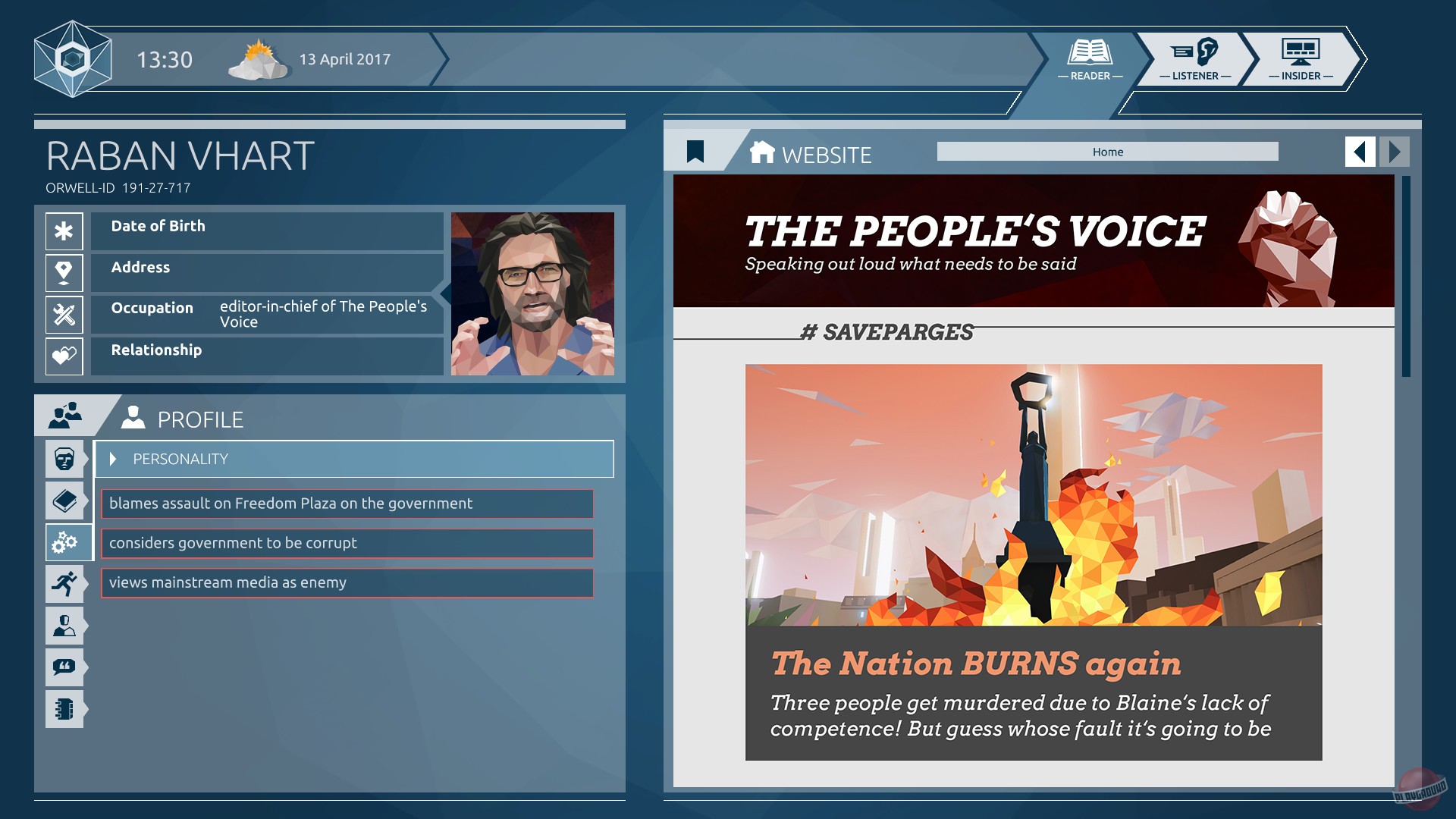 Скриншот из игры Orwell: Ignorance is Strength - 15