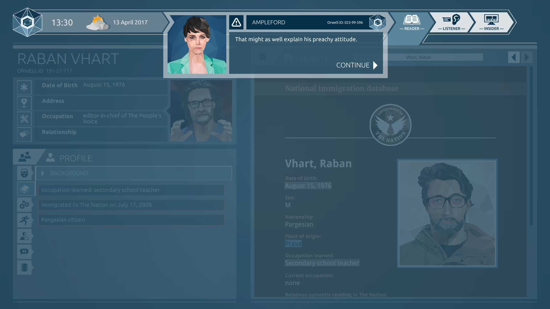 Скриншот из игры Orwell: Ignorance is Strength - 34