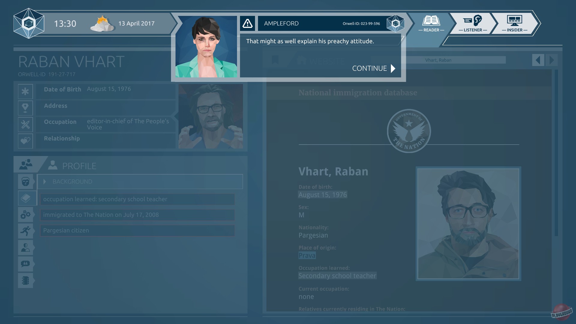 Скриншот из игры Orwell: Ignorance is Strength - 18