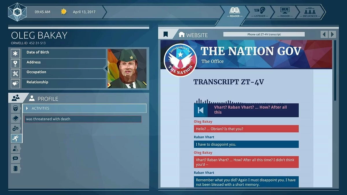 Скриншот из игры Orwell: Ignorance is Strength - 29