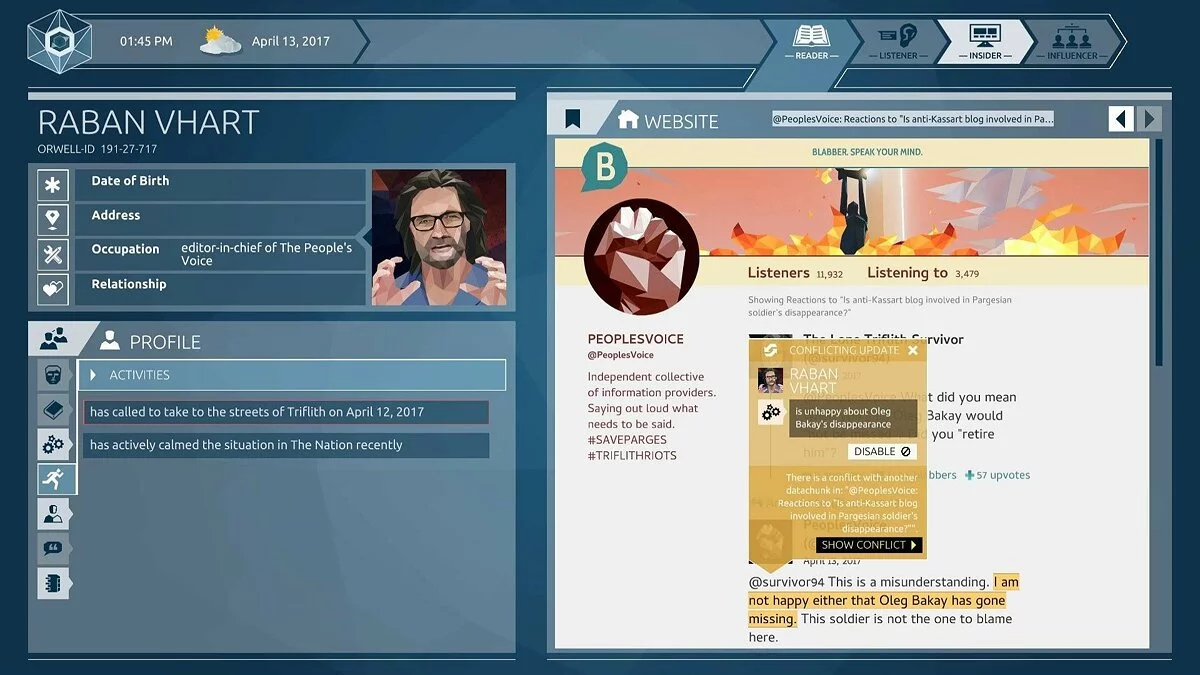 Скриншот из игры Orwell: Ignorance is Strength - 35