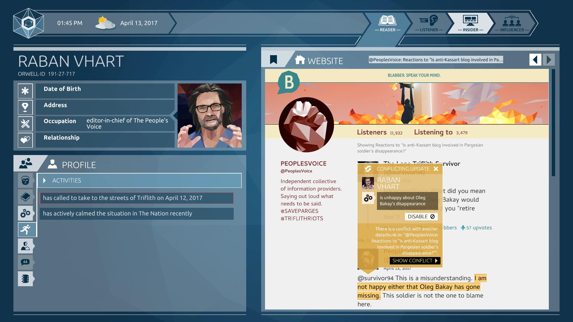 Скриншот из игры Orwell: Ignorance is Strength - 14