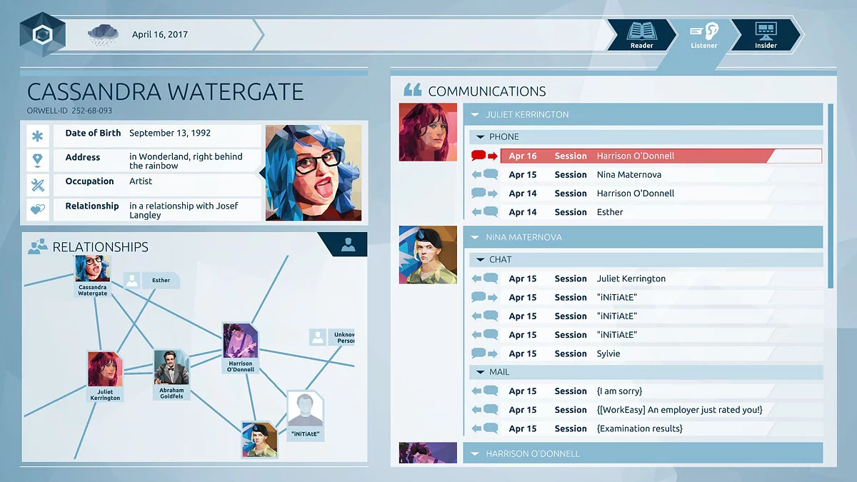 Скриншот из игры Orwell: Keeping an Eye On You - 50