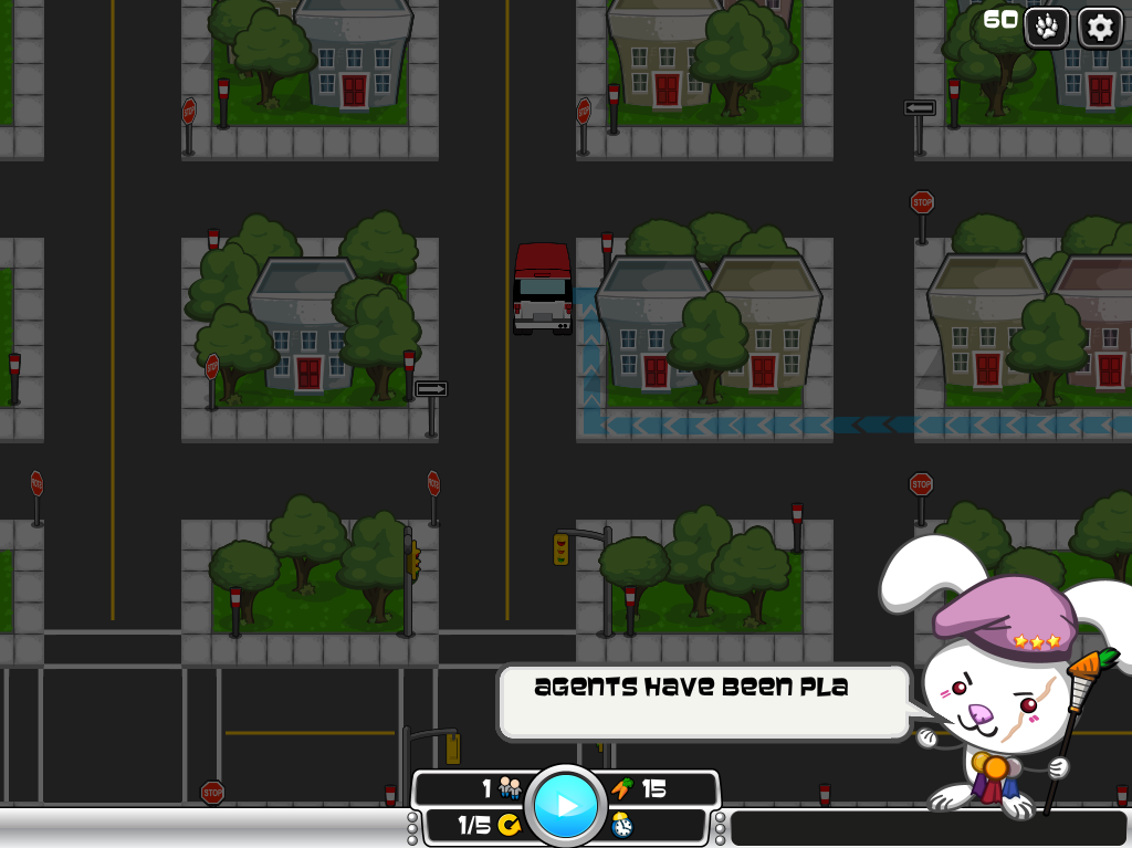 Скриншот из игры Bunnies and Buses - 1