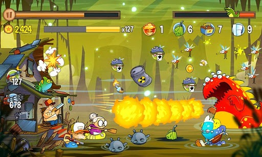 Скриншот из игры Swamp Attack - 2