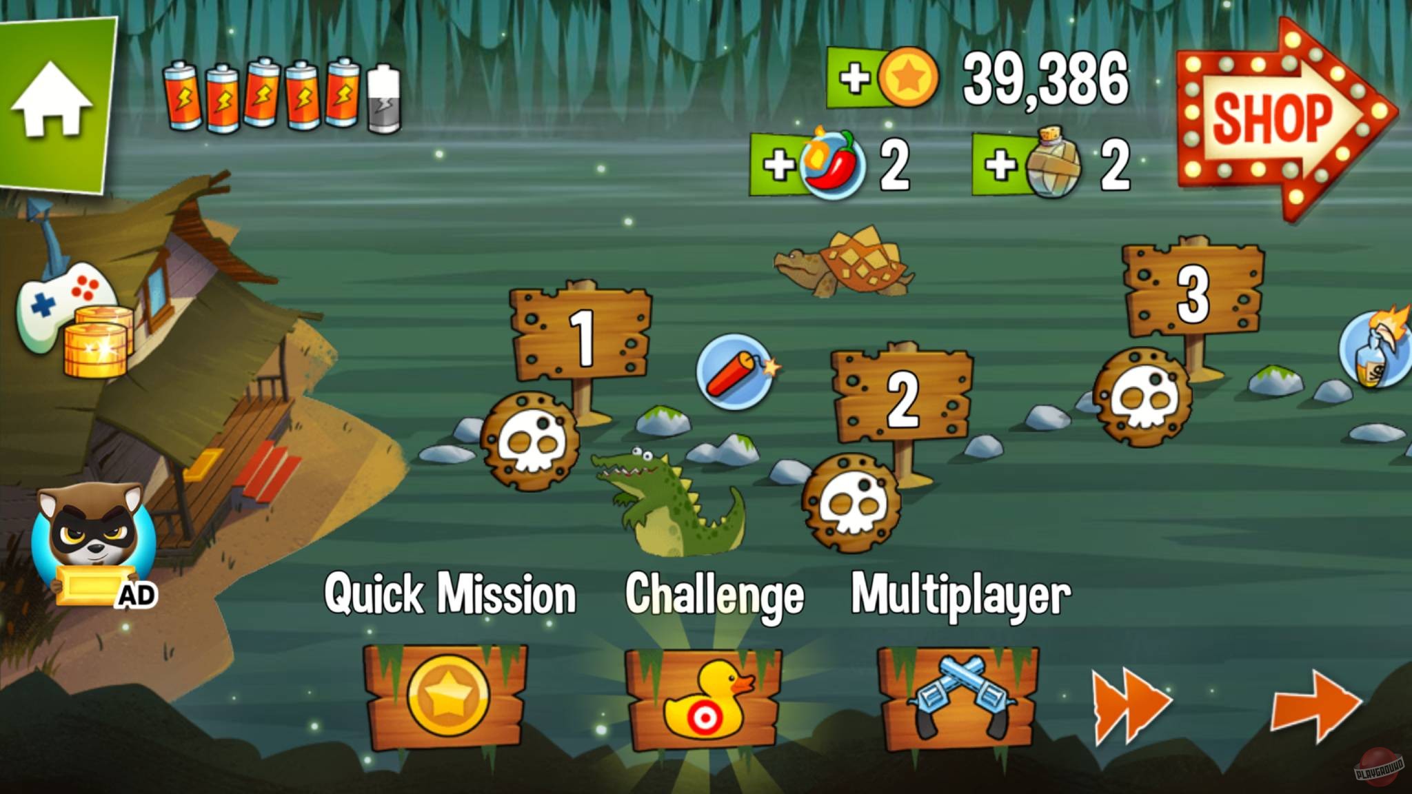 Скриншот из игры Swamp Attack - 8