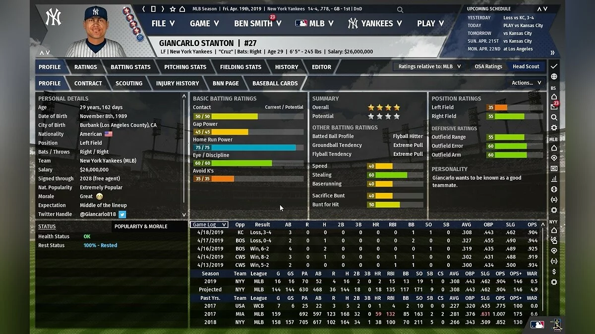 Скриншот из игры Out of the Park Baseball 20 - 34