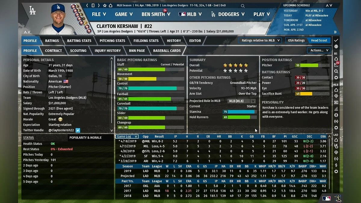 Скриншот из игры Out of the Park Baseball 20 - 25