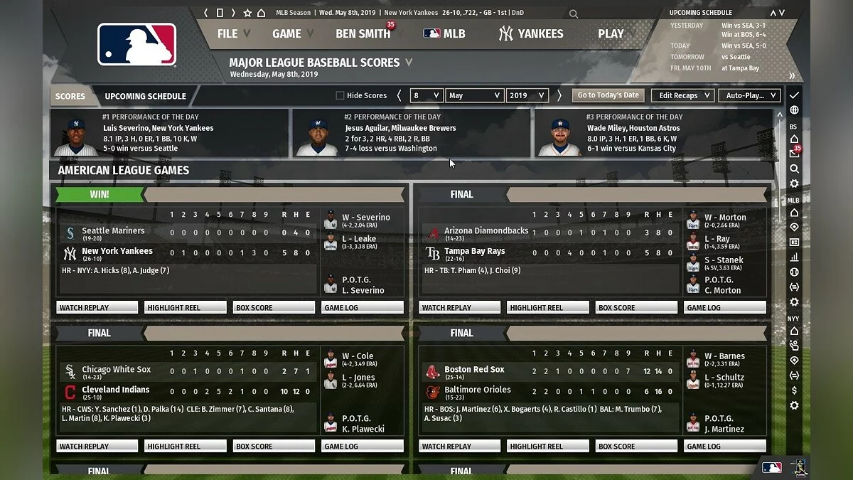 Скриншот из игры Out of the Park Baseball 20 - 27