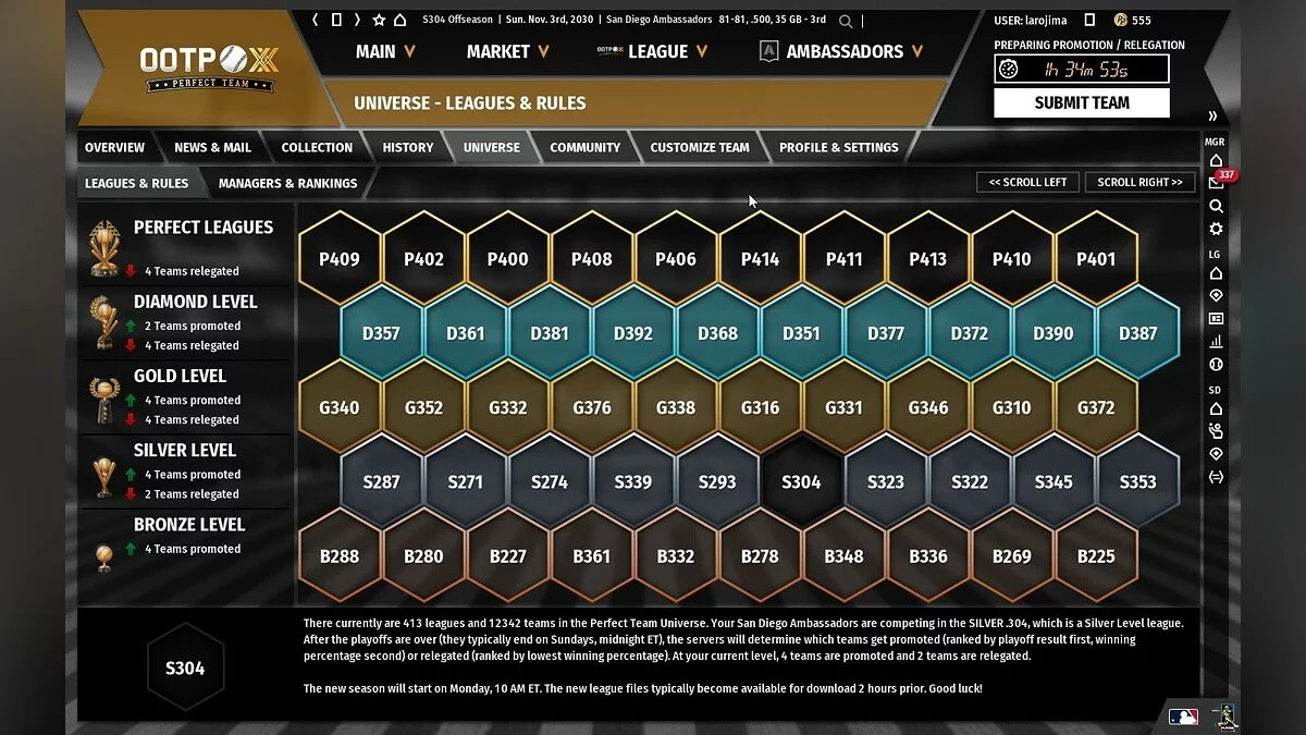 Скриншот из игры Out of the Park Baseball 20 - 23