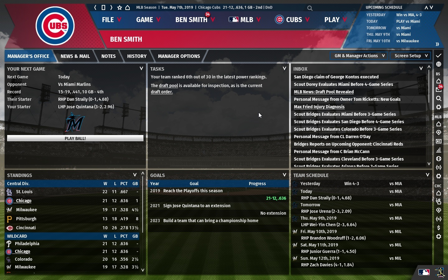 Скриншот из игры Out of the Park Baseball 20 - 11
