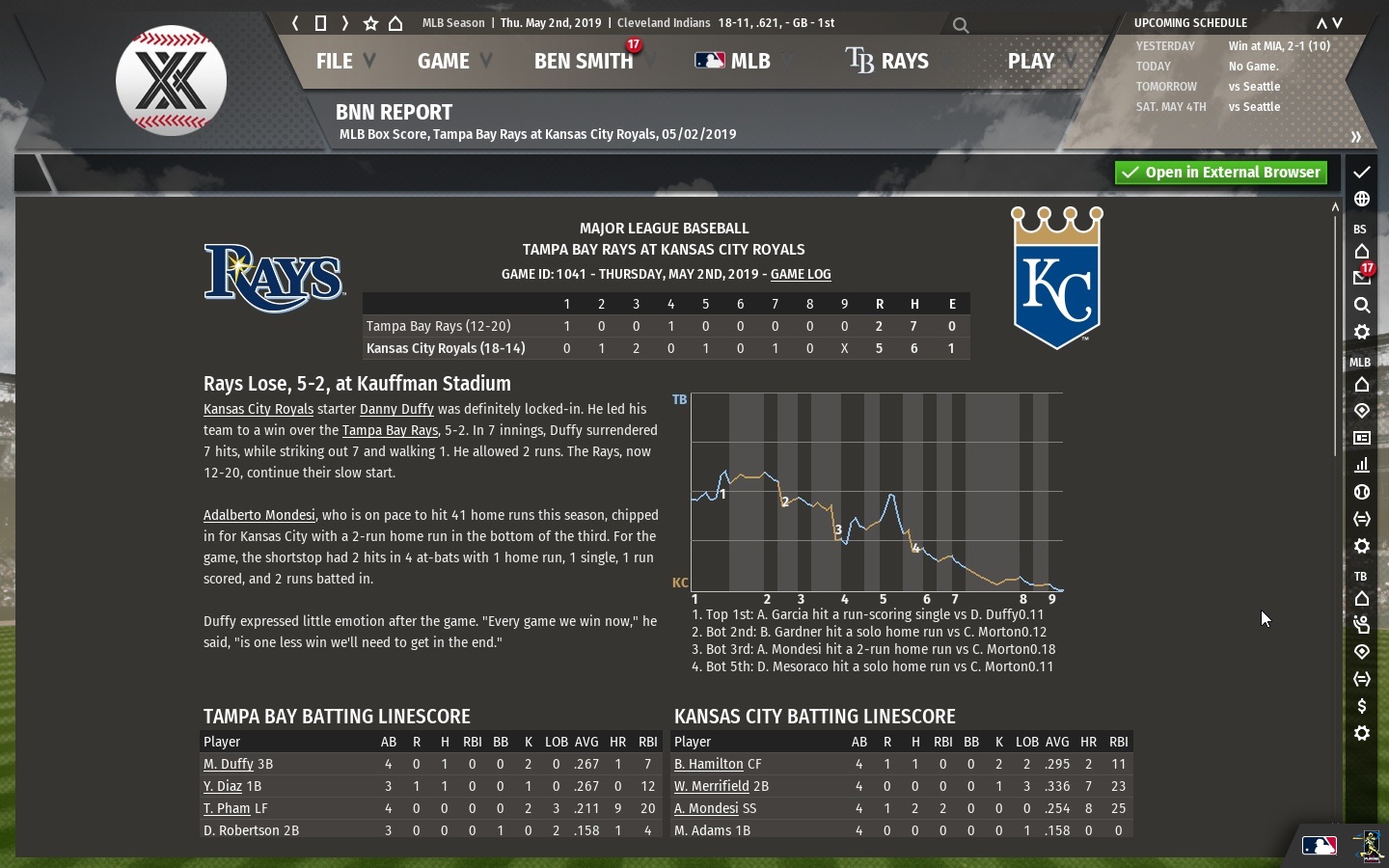 Скриншот из игры Out of the Park Baseball 20 - 16