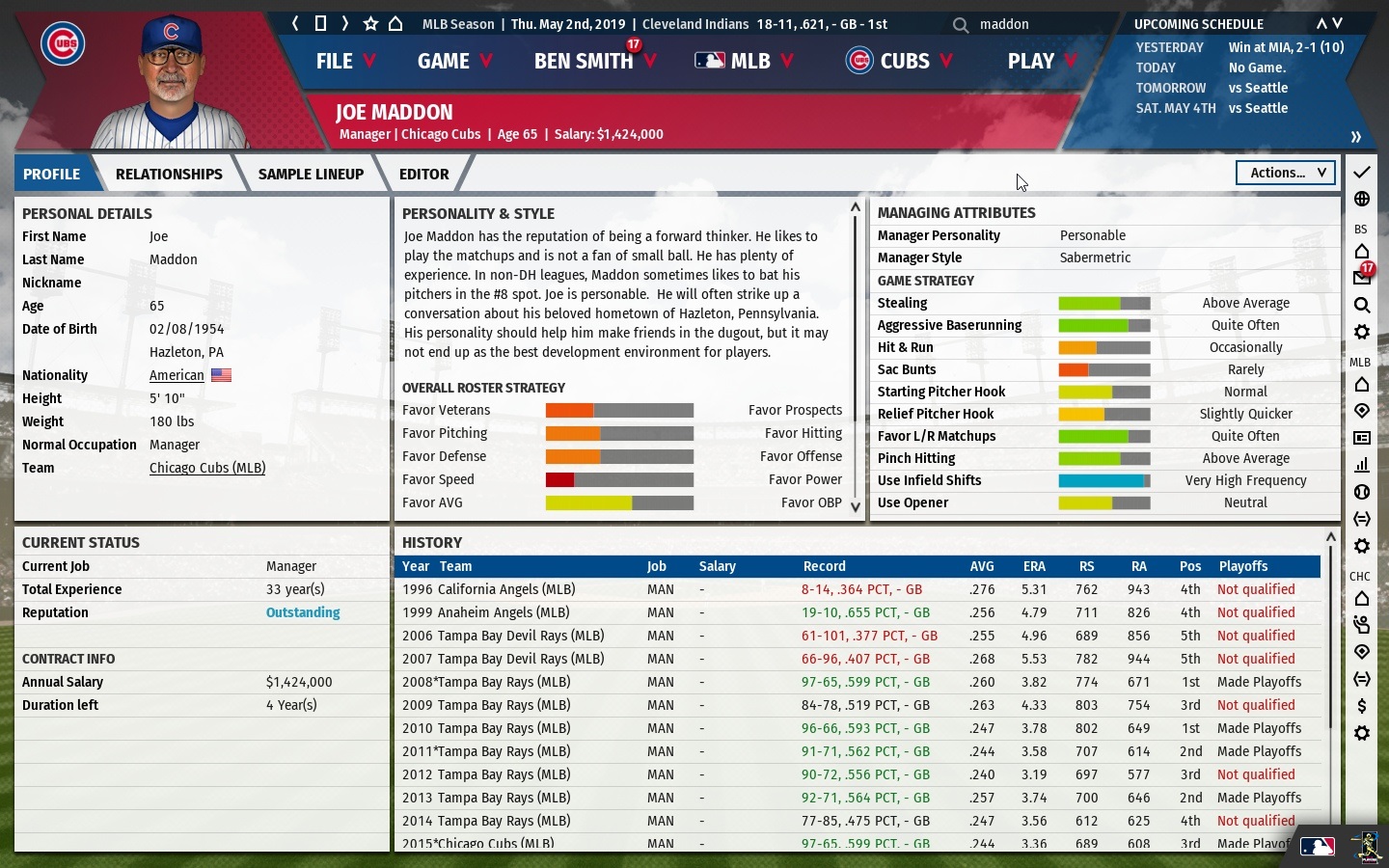 Скриншот из игры Out of the Park Baseball 20 - 8