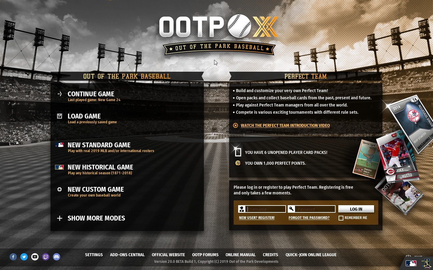 Скриншот из игры Out of the Park Baseball 20 - 9