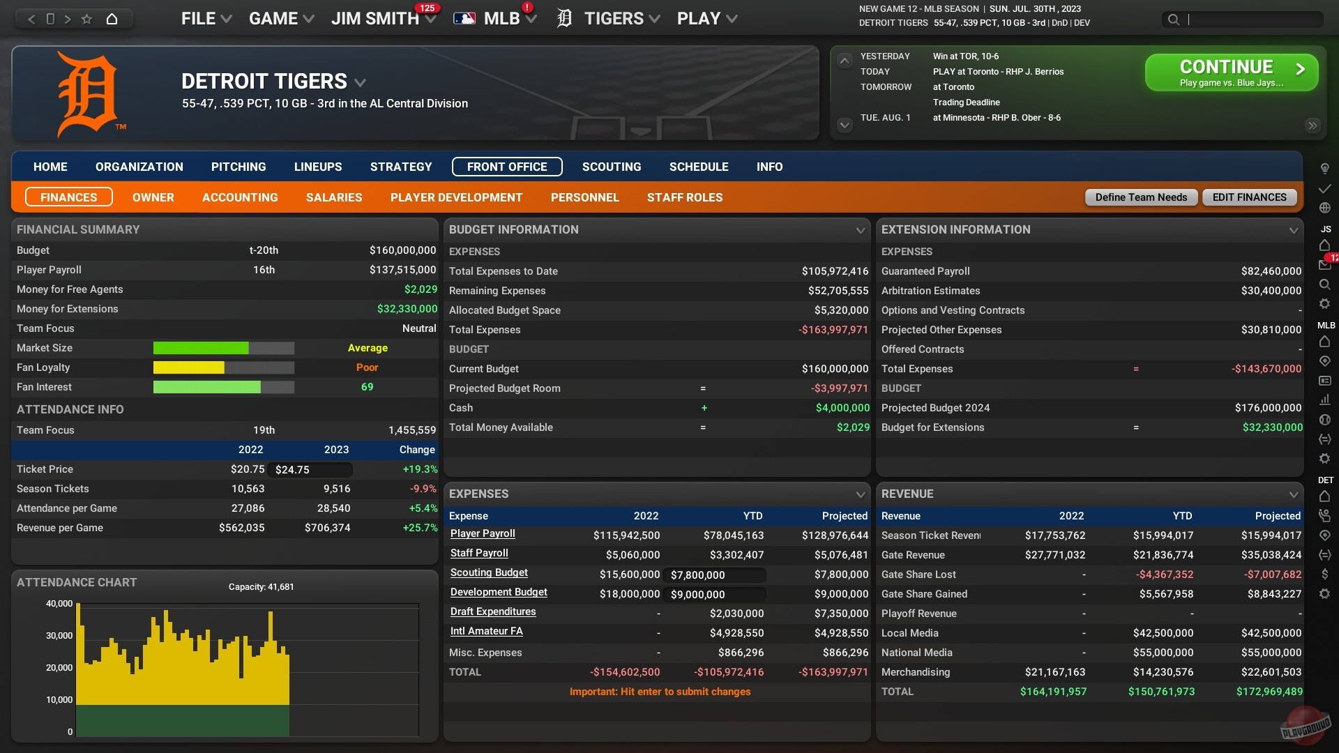 Скриншот из игры Out of the Park Baseball 24 - 20