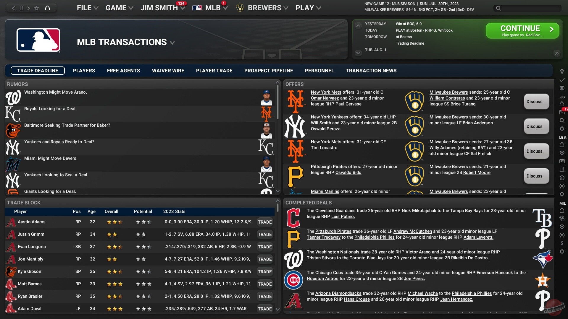 Скриншот из игры Out of the Park Baseball 24 - 9