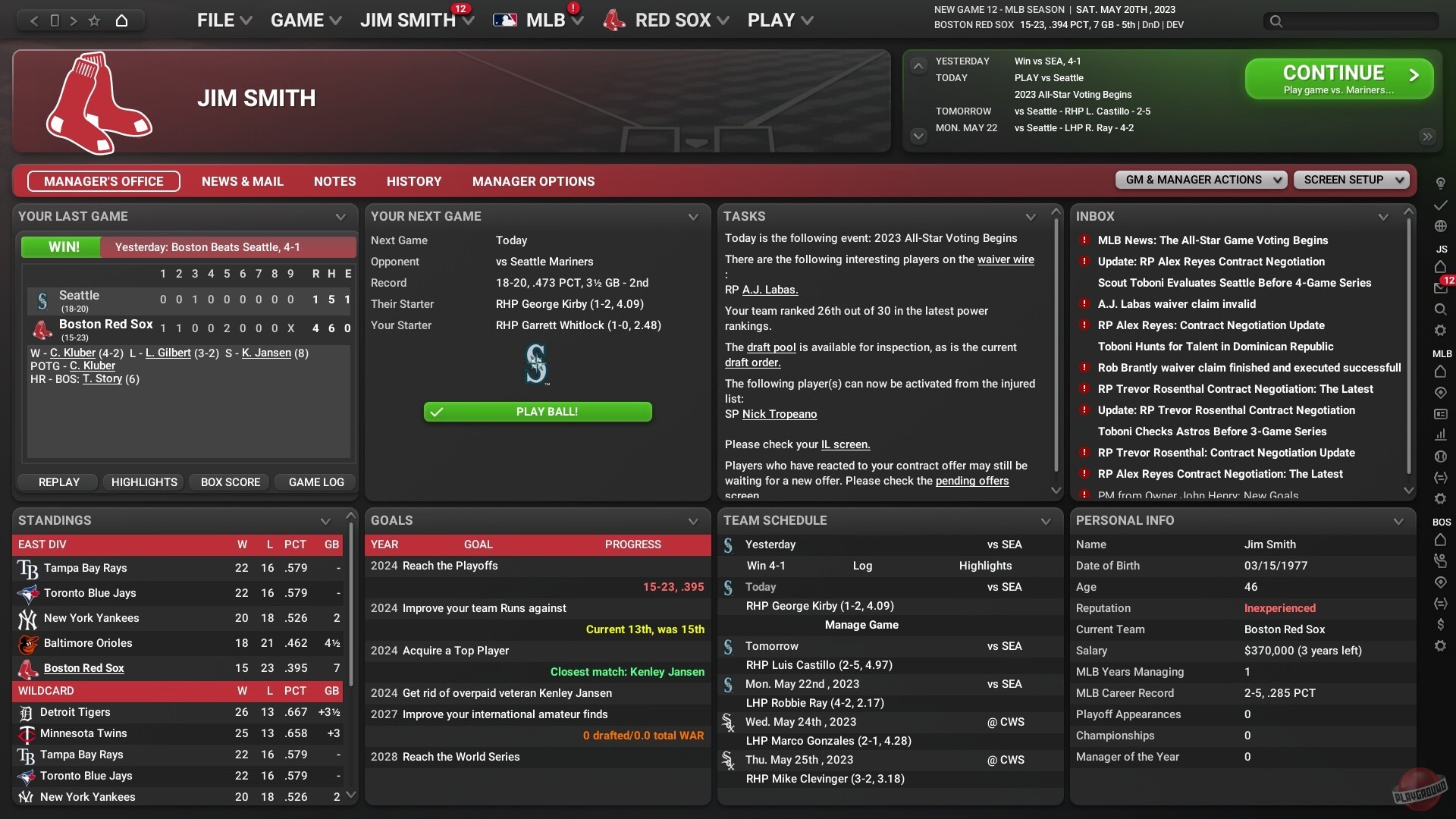 Скриншот из игры Out of the Park Baseball 24 - 12