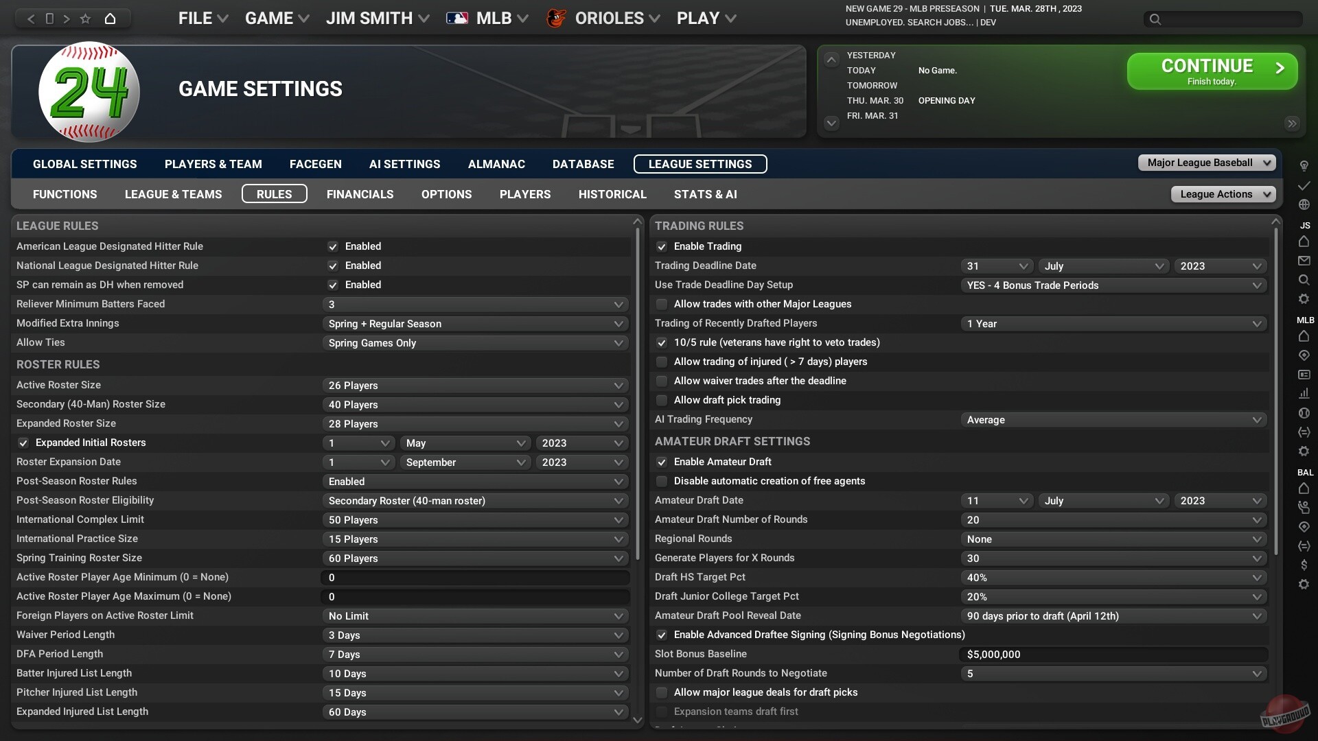 Скриншот из игры Out of the Park Baseball 24 - 15