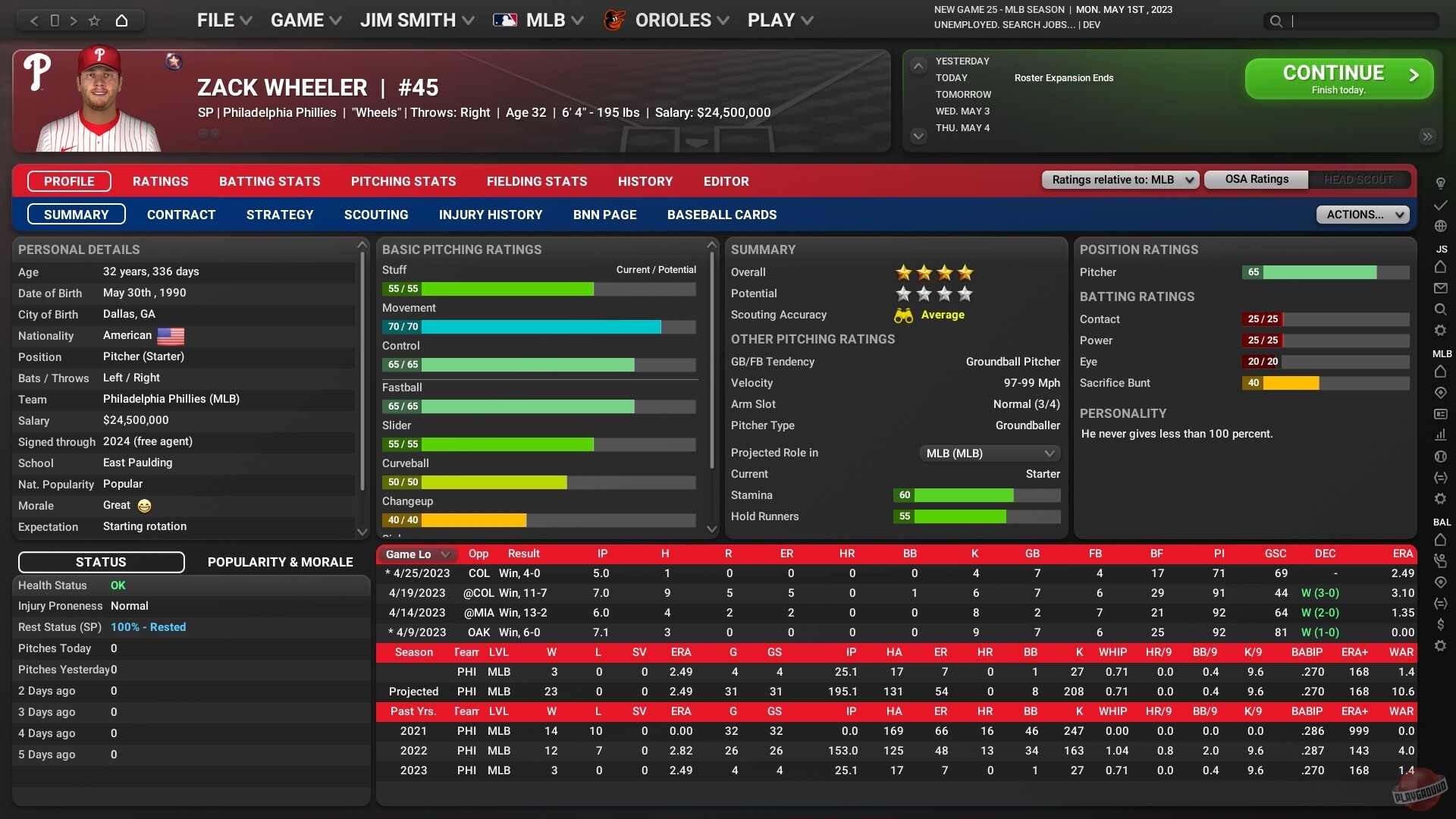 Скриншот из игры Out of the Park Baseball 24 - 8