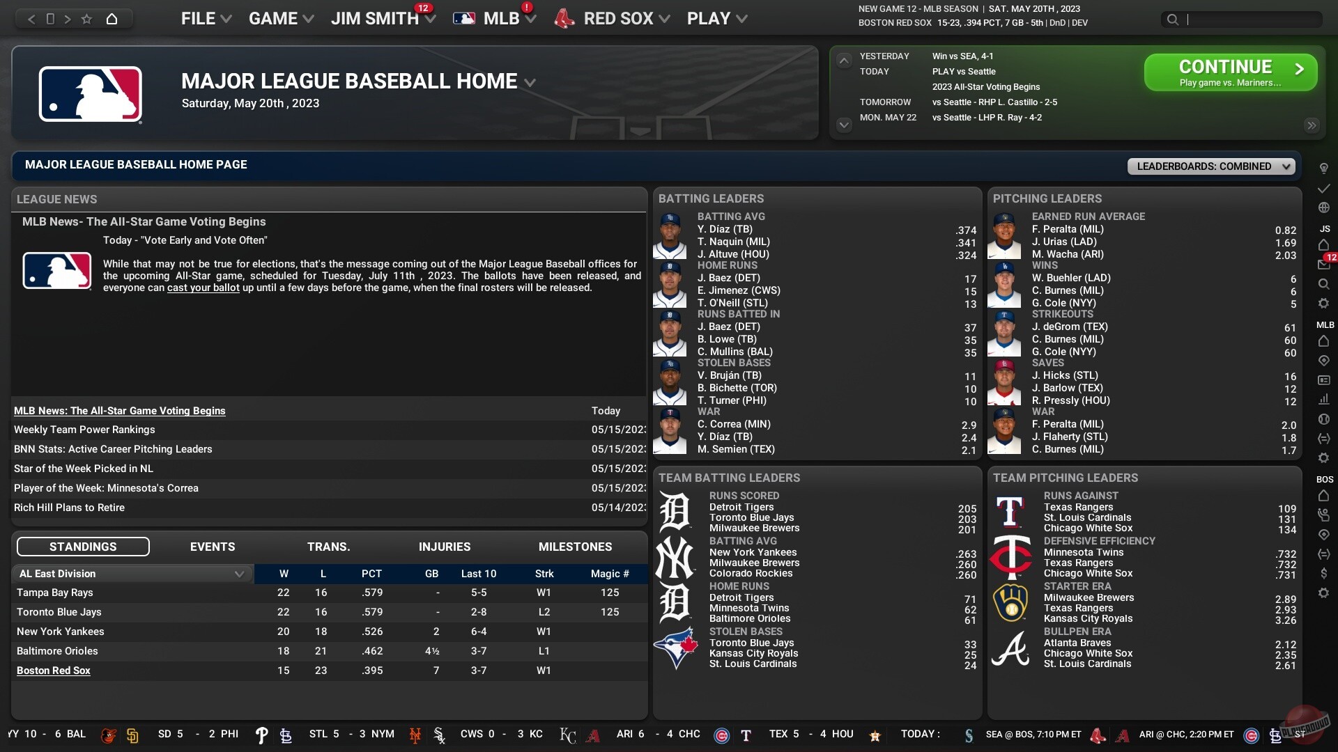 Скриншот из игры Out of the Park Baseball 24 - 4