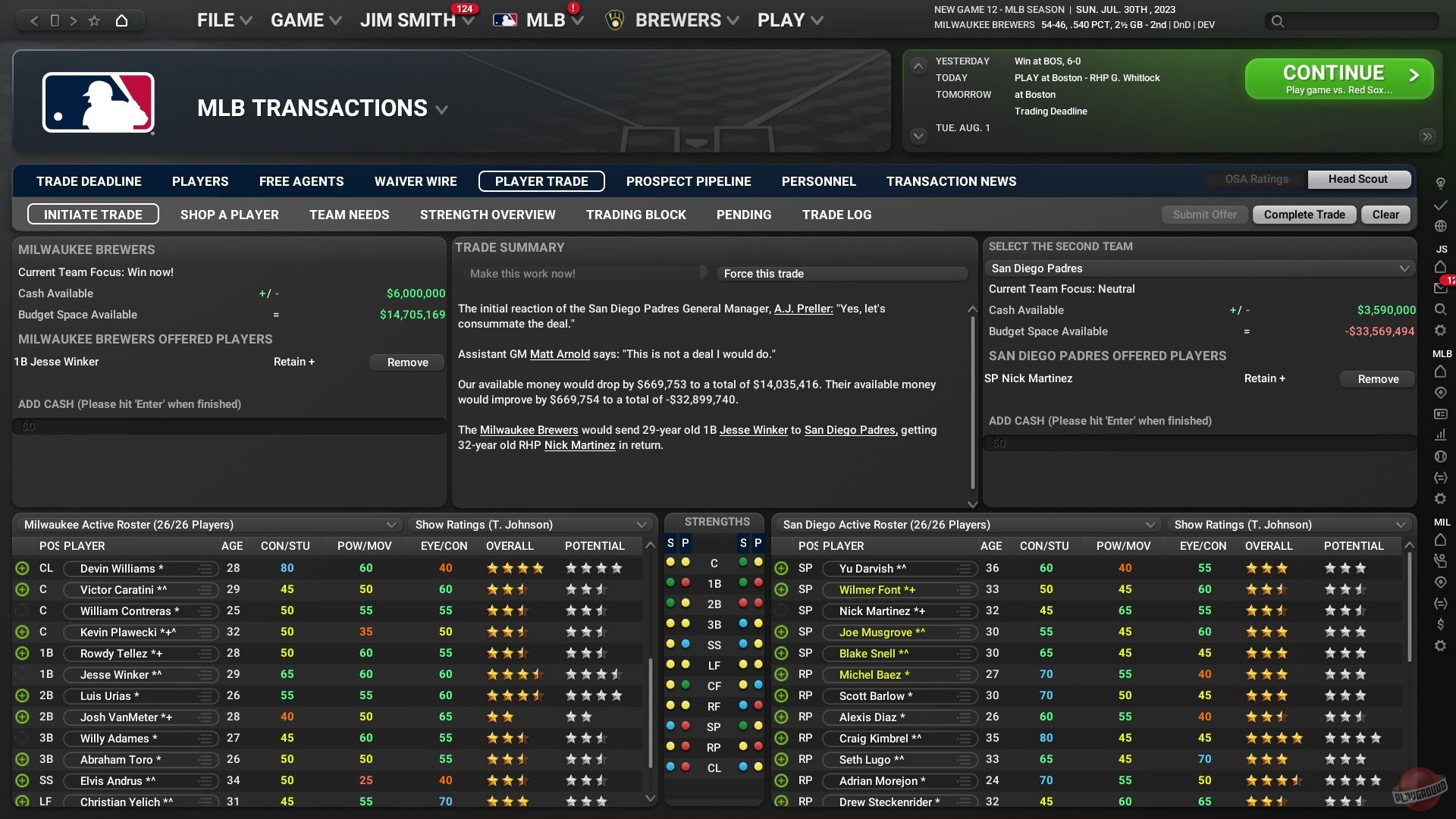 Скриншот из игры Out of the Park Baseball 24 - 13