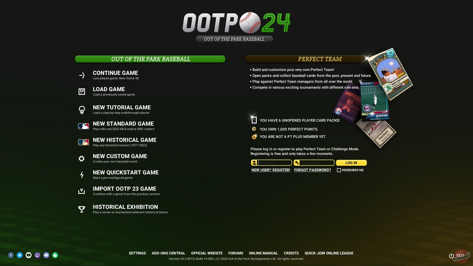 Скриншот из игры Out of the Park Baseball 24 - 16