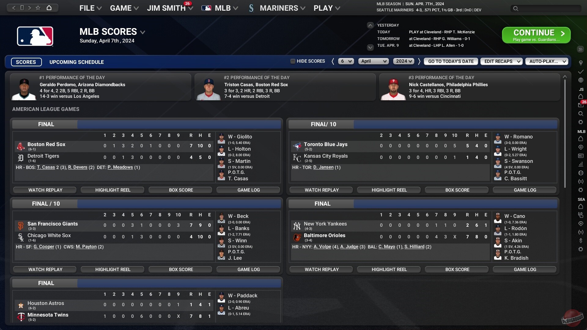 Скриншот из игры Out of the Park Baseball 25 - 10