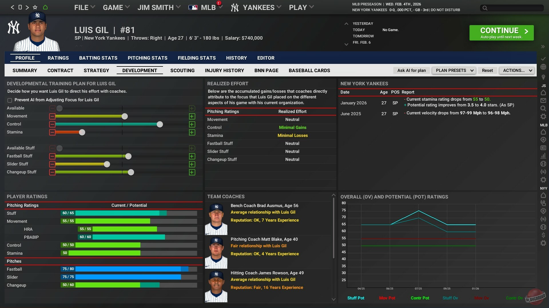 Скриншот из игры Out of the Park Baseball 26 - 28