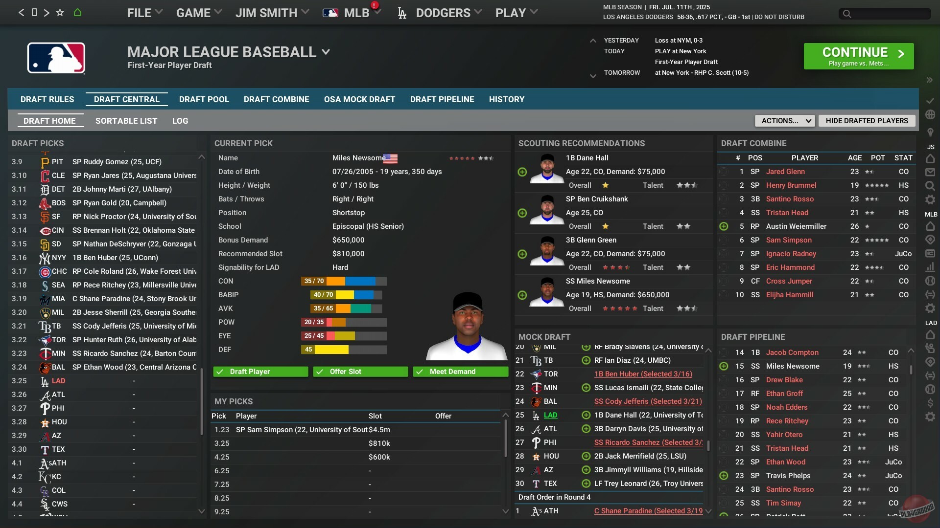 Скриншот из игры Out of the Park Baseball 26 - 11