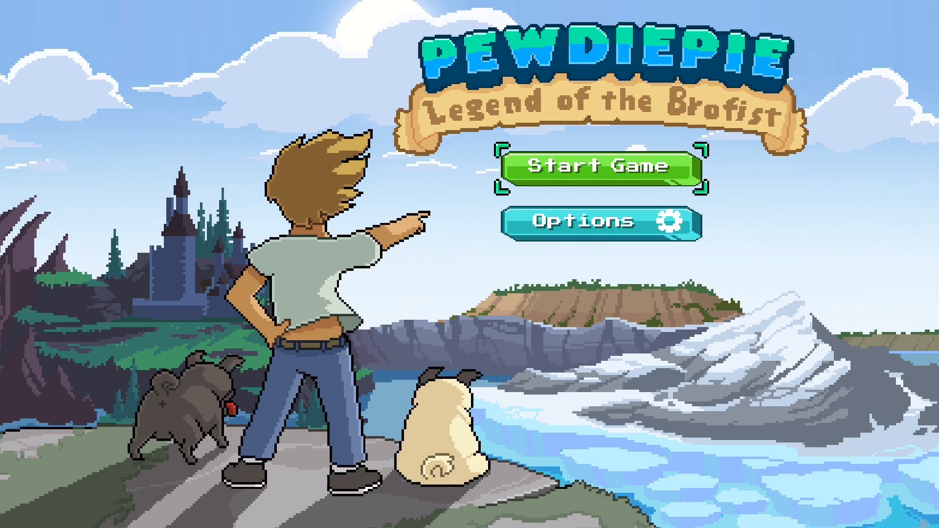 Скриншот из игры Pewdiepie: Legend of the Brofist - 7
