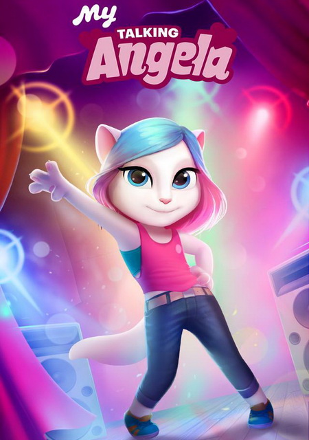 Обложка игры Моя Говорящая Анджела