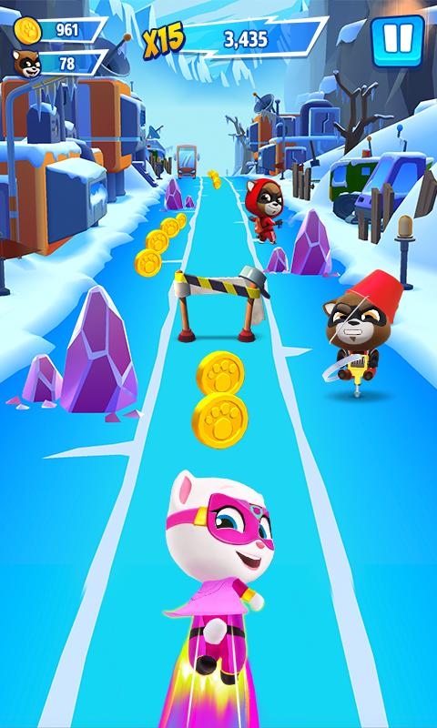 Скриншот из игры Talking Tom: Hero Dash - 3