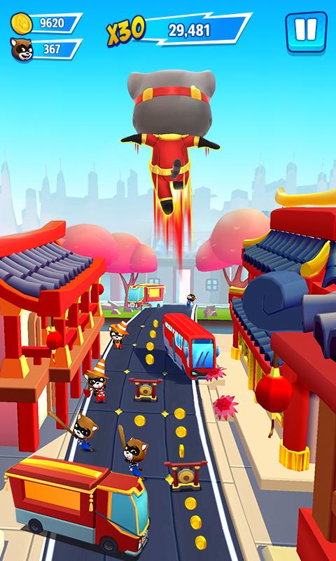 Скриншот из игры Talking Tom: Hero Dash - 5