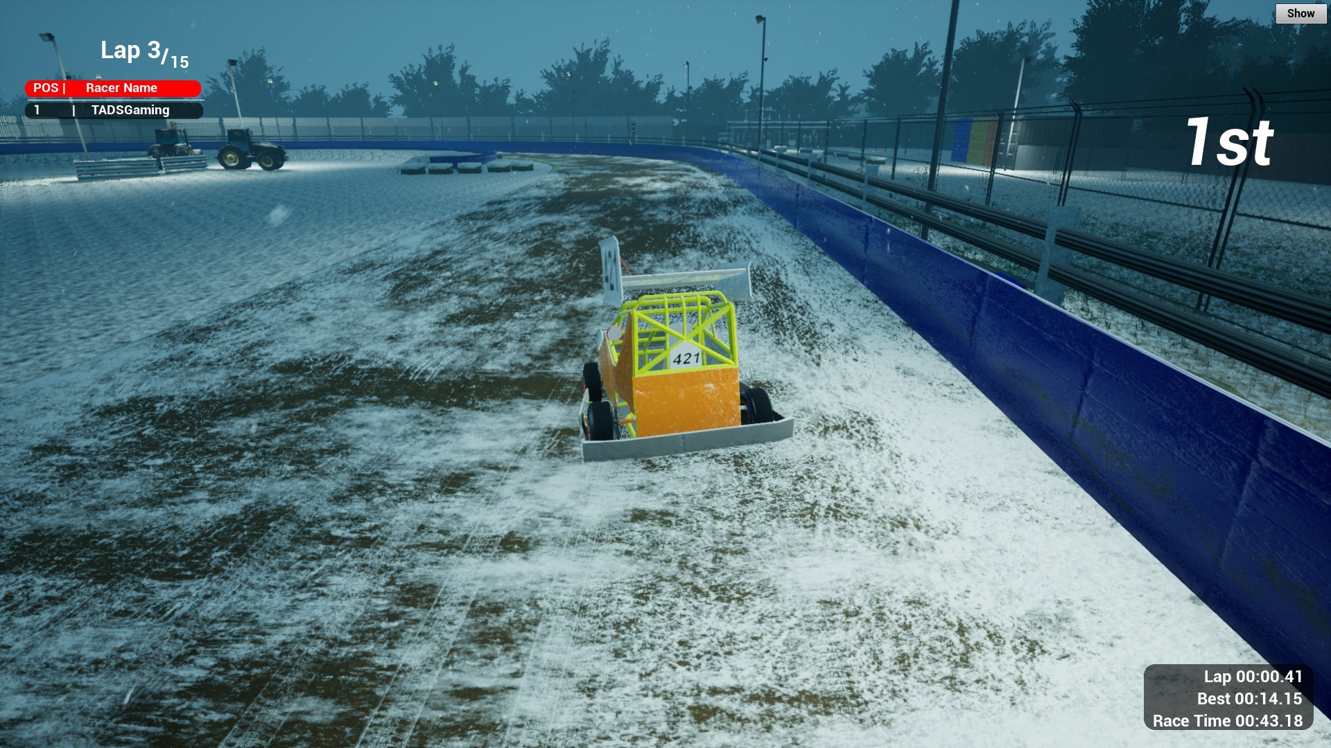 Скриншот из игры Oval Racer Series - Stoxkarts - 1