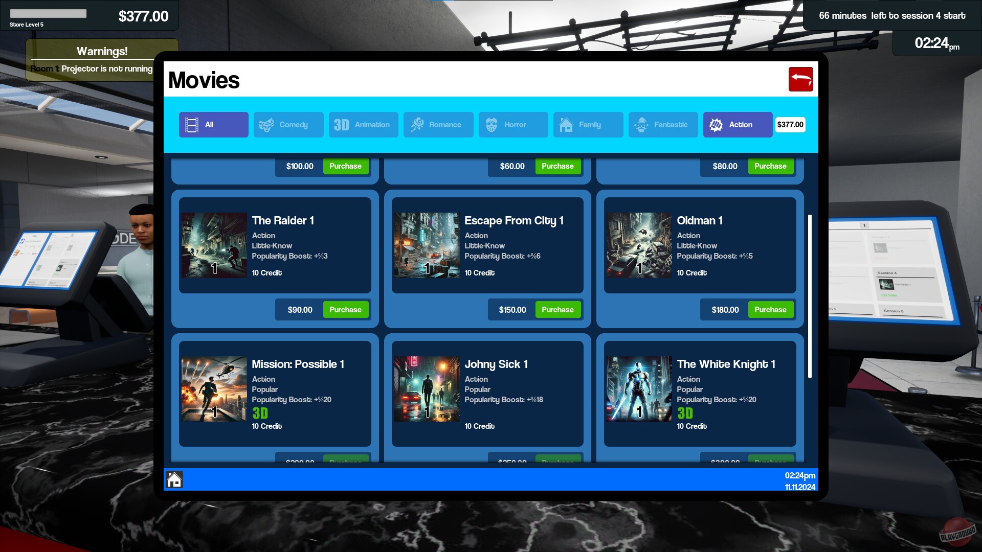 Скриншот из игры Cinemaster Cinema Simulator - 4