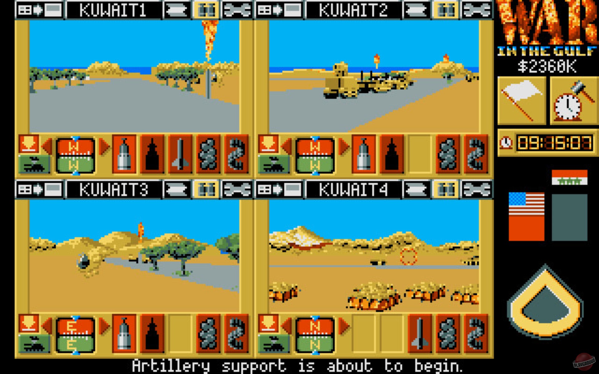 Скриншот из игры War in the Gulf - 8