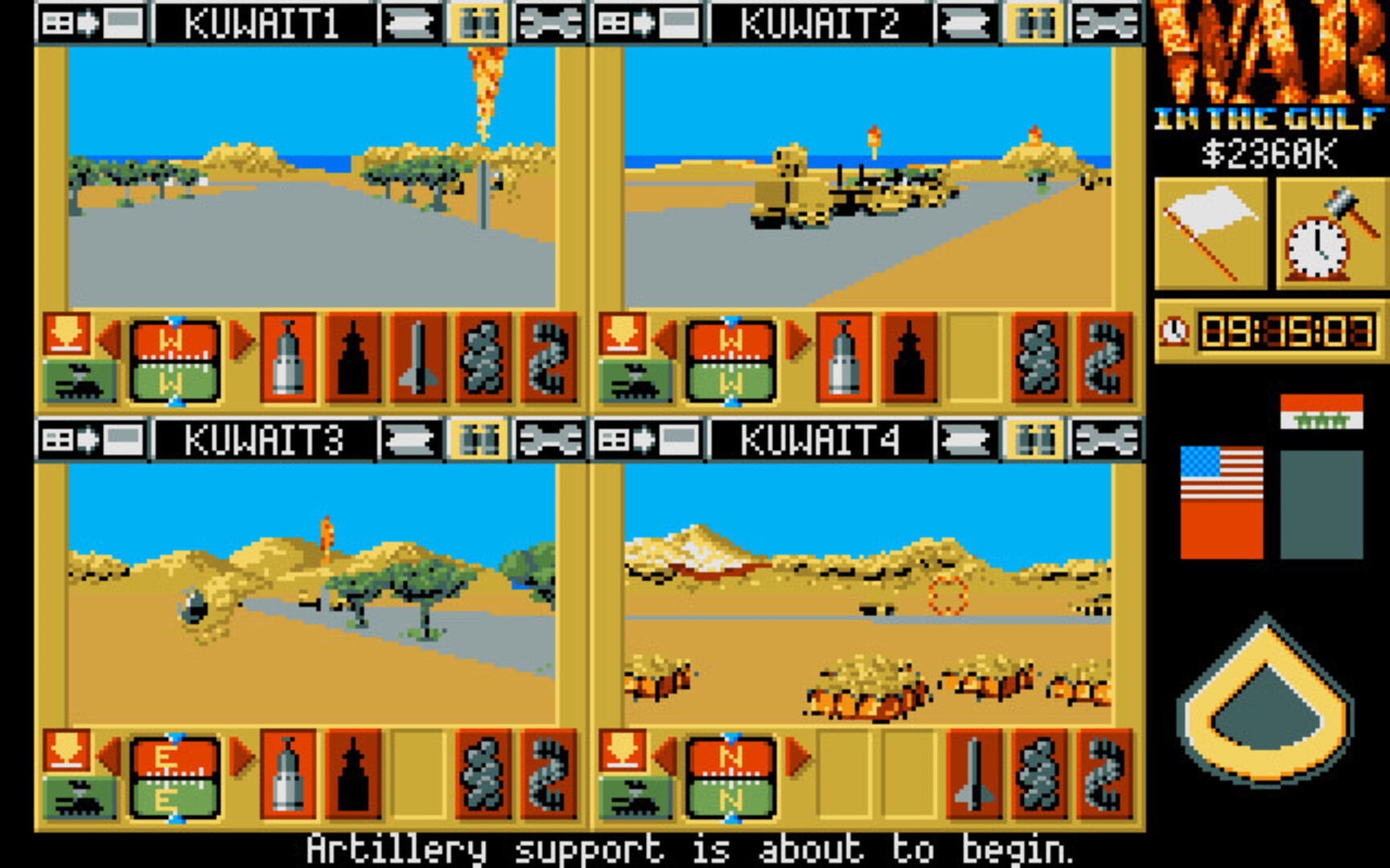 Скриншот из игры War in the Gulf - 4