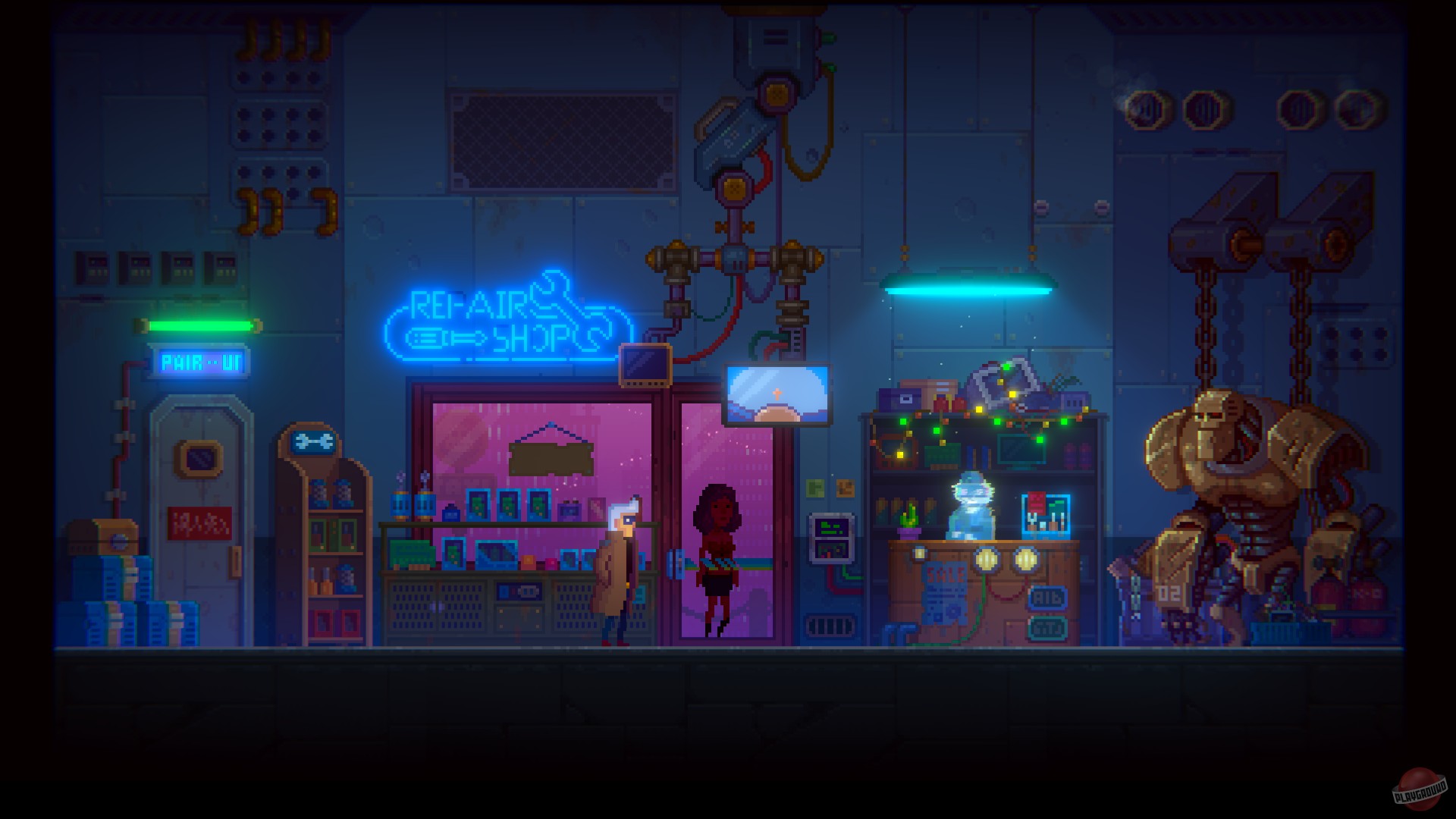 Скриншот из игры Tales of the Neon Sea - 40