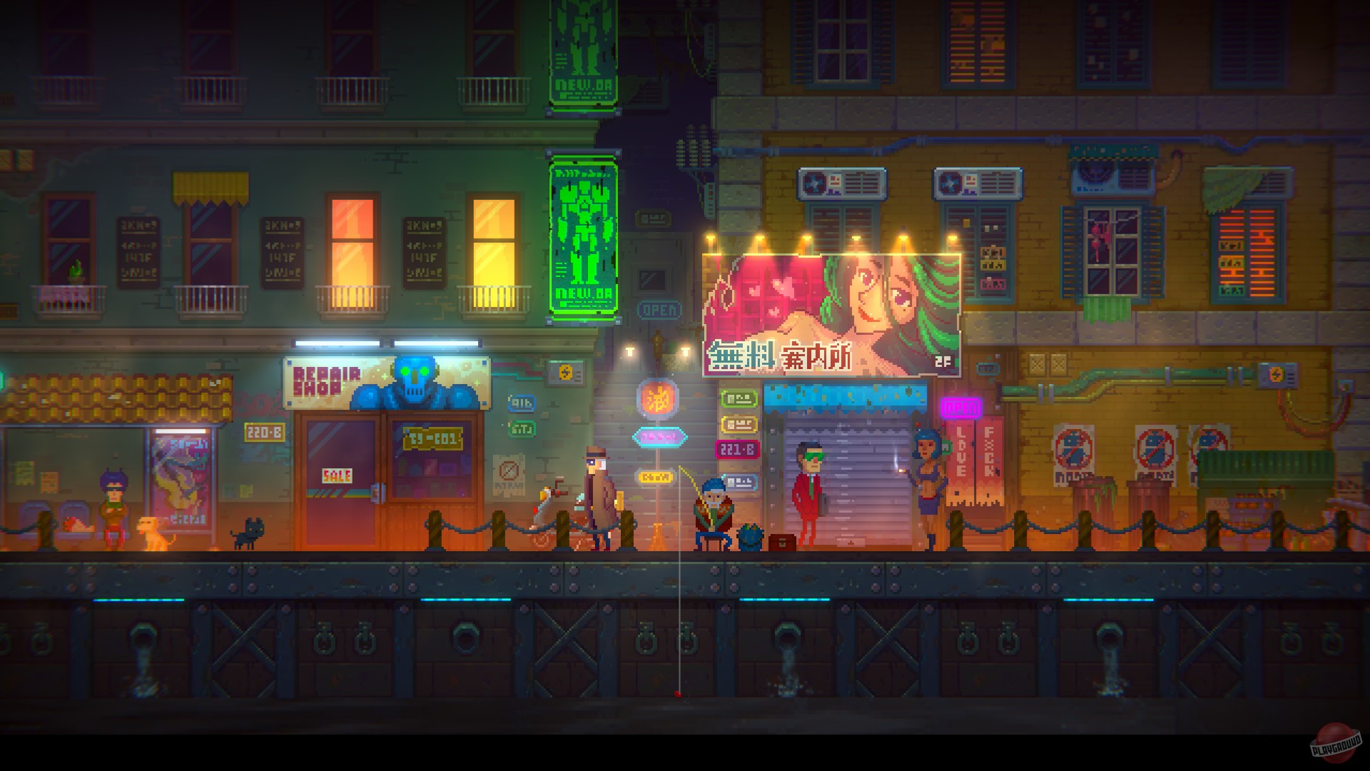 Скриншот из игры Tales of the Neon Sea - 45