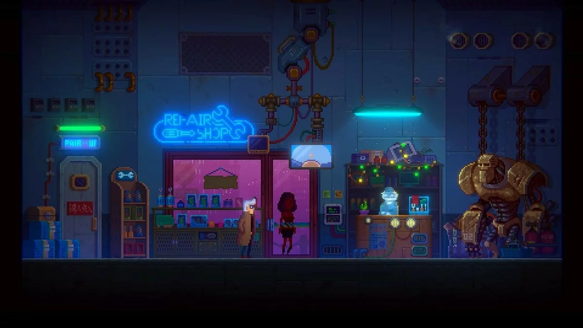 Скриншот из игры Tales of the Neon Sea - 30