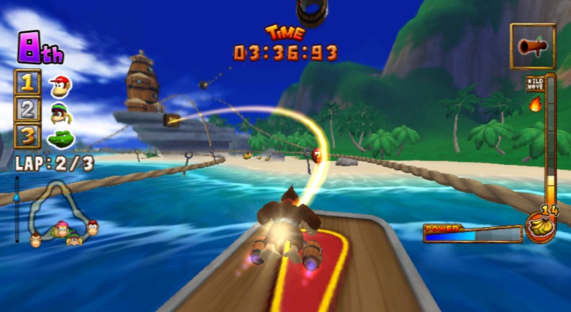 Скриншот из игры Donkey Kong: Barrel Blast - 6