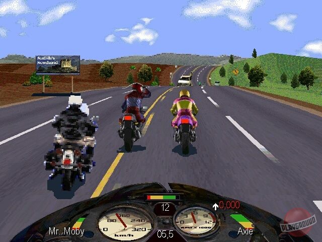 Скриншот из игры Road Rash - 1