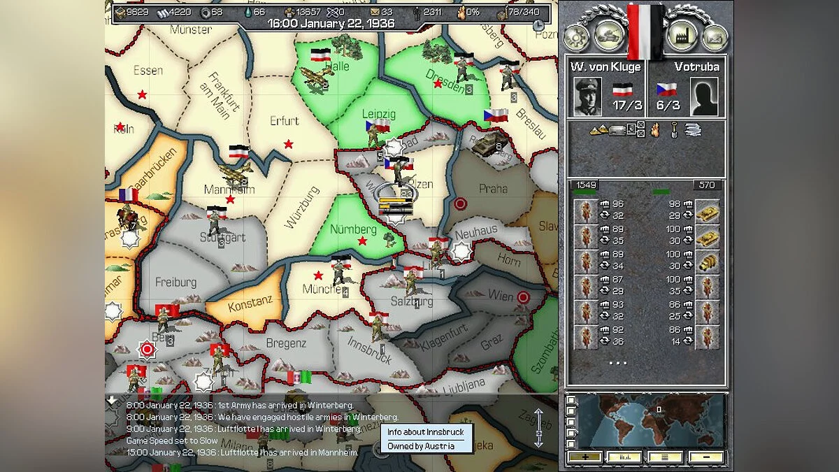 Скриншот из игры Hearts of Iron - 11