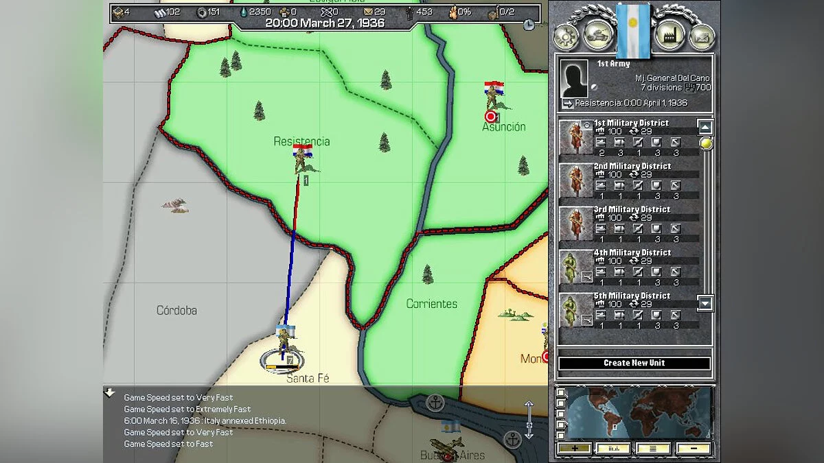 Скриншот из игры Hearts of Iron - 30