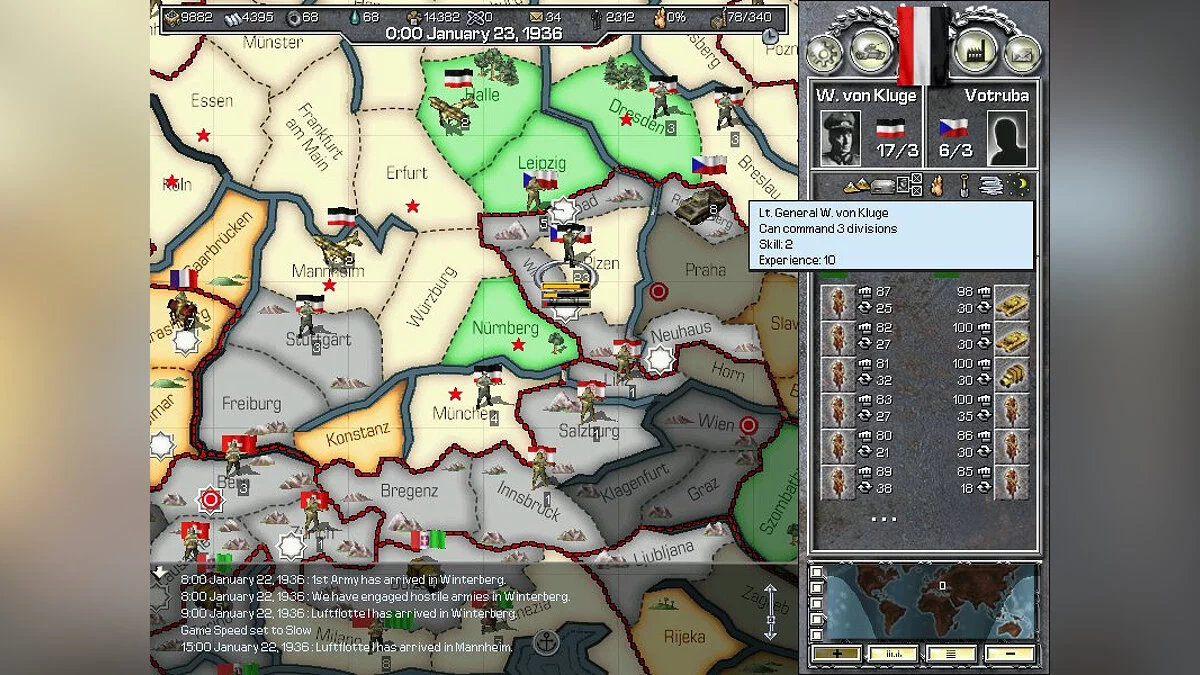 Скриншот из игры Hearts of Iron - 26