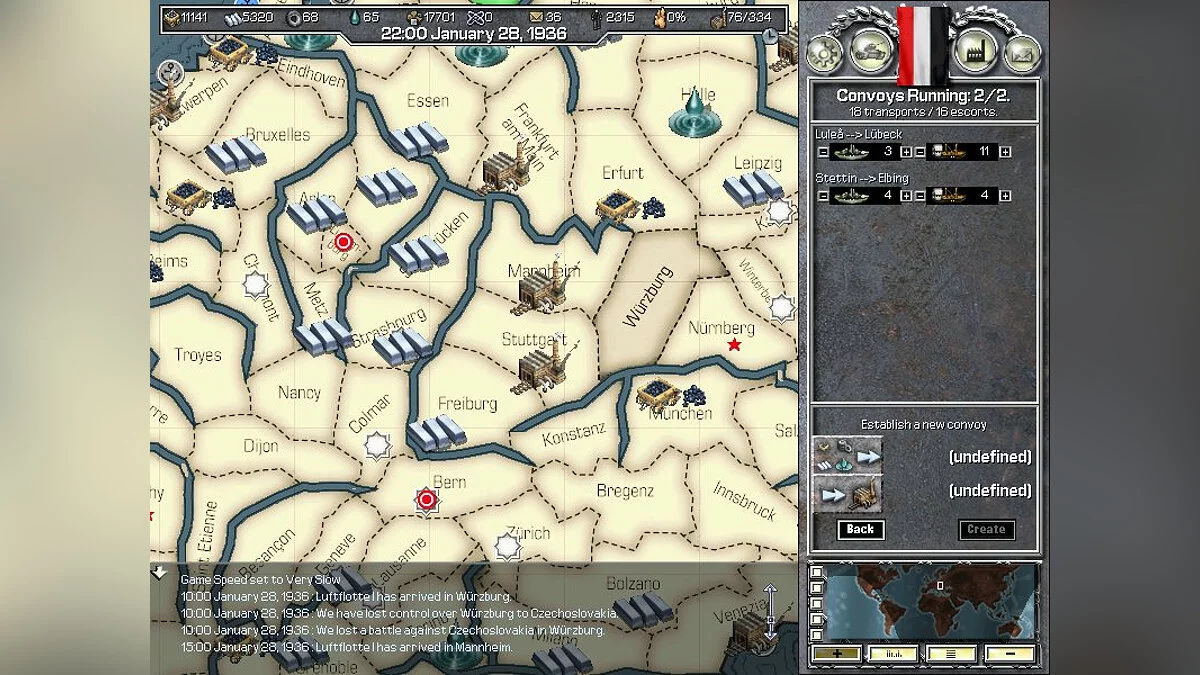 Скриншот из игры Hearts of Iron - 23